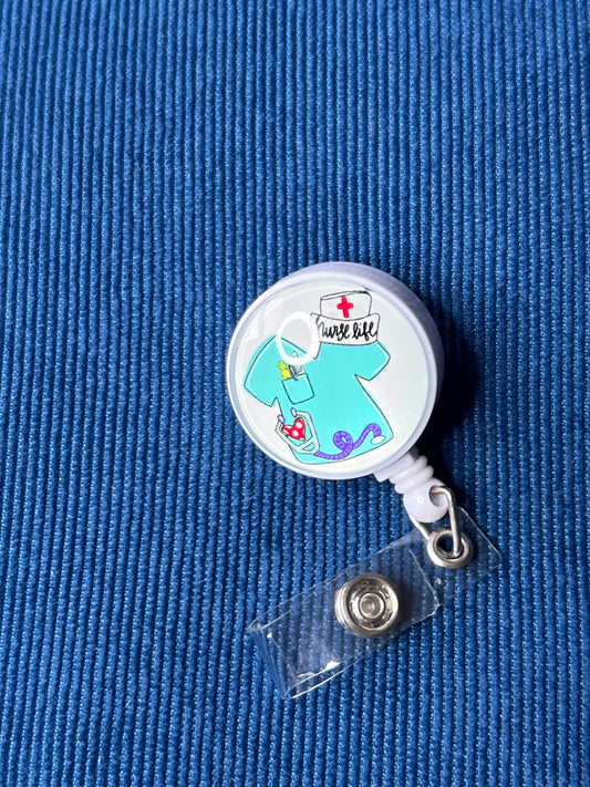 Retractable badge reel